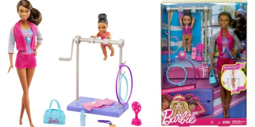 Barbie Careers Gymnastic Coach Playset Just $14.99 Shipped