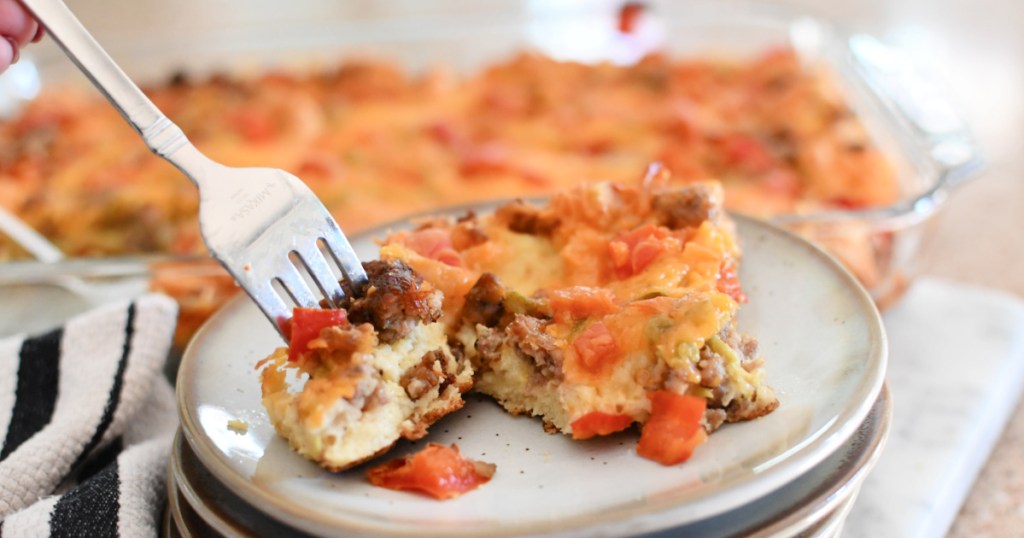 bite of breakfast casserole