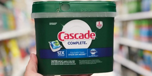 Amazon: Cascade Complete ActionPacs Dishwasher Detergent 78-Count Pack Only $9.70 Shipped (Regularly $19)