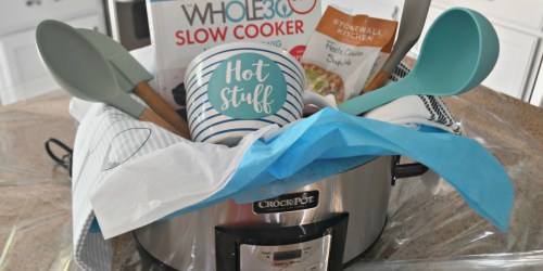 Easy DIY Crockpot Gift Basket Idea