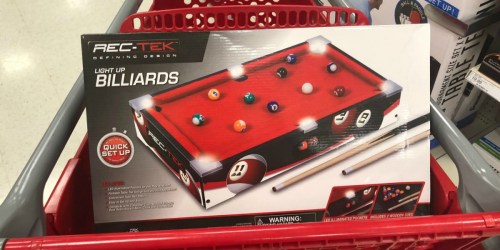 REC-TEK East Point Sports 20″ Light Up Tabletop Billiards Set Only $14.99 at Target