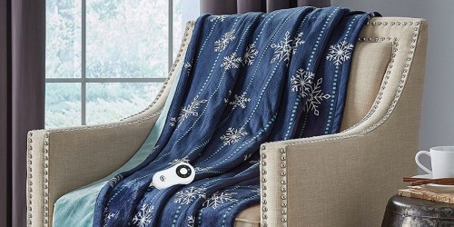 Serta Plush Heated Blanket Just $34.79 (Regularly $90)