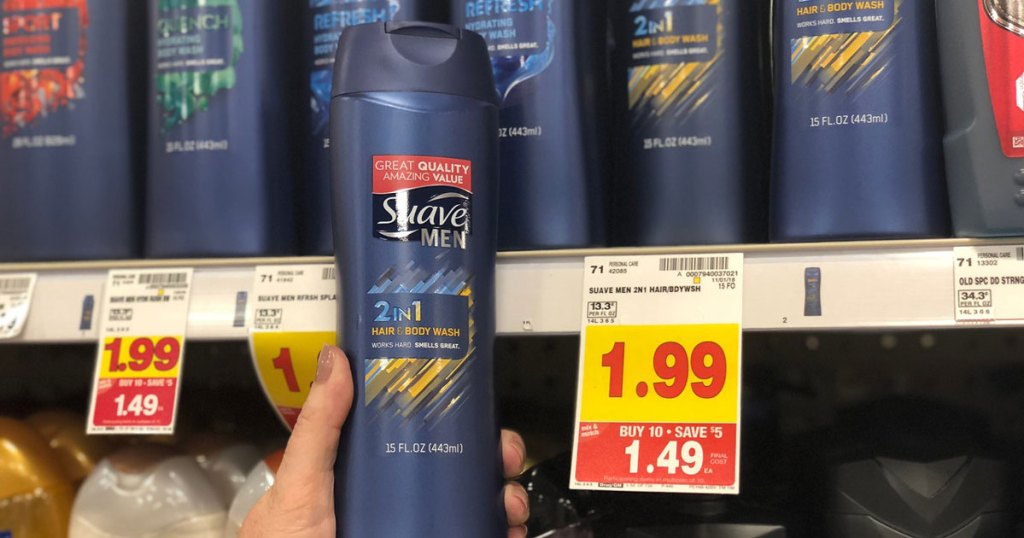 suave men's body wash sale at kroger