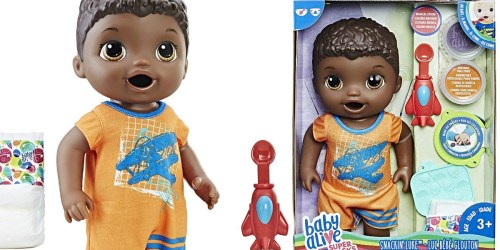 Amazon: Baby Alive Snackin’ Luke Doll Just $8.25 Shipped