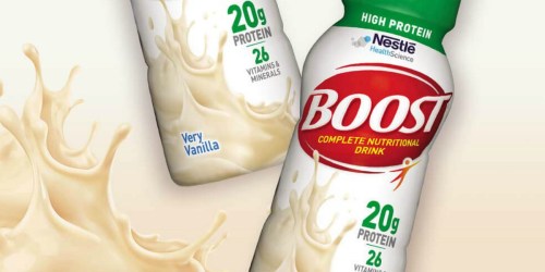 BOOST Protein Drinks 24-Pack Only $20.99 Shipped on Amazon (Regularly $28)