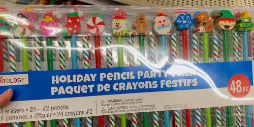 Creatology Pencil Party Packs Only $2.40 on Michaels.com (Including FUN Christmas Styles)