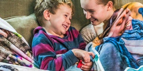 Personalized 50″ x 60″ Fleece Blanket Only $20.99 Shipped (Regularly $60)