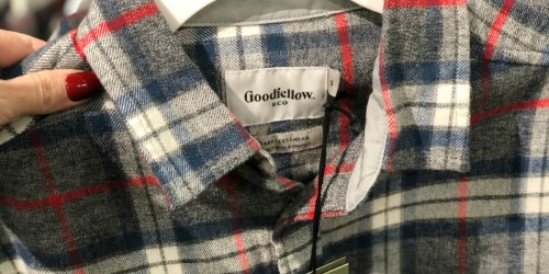 Goodfellow & Co. Men’s Flannel Shirts Only $15 Shipped at Target (Regularly $25)
