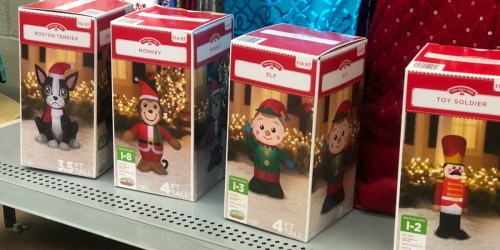 Holiday Time 4′ Inflatables as Low as $9.99 at Walmart.com