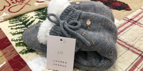 Kohl’s.com: LC Lauren Conrad Sweater Knit Slipper Socks Only $5.76 (Regularly $18)