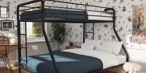 Twin Over Full Bunk Bed Only $173.99 Shipped (Regularly $619)