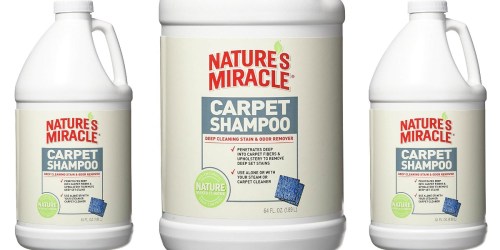 Amazon: BIG Nature’s Miracle Carpet Shampoo 64oz Bottle Just $5.23 Shipped