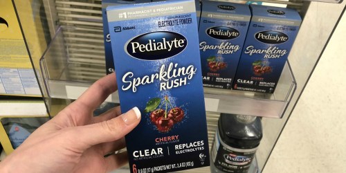 Pedialyte Sparkling Rush Powder Packets Deal – Just $5.79 at Target (Regularly $10.99)