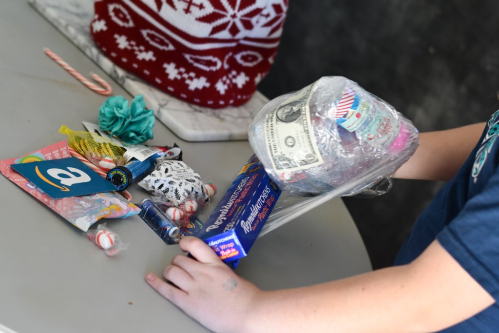 Saran Wrap Ball Game - Preparation