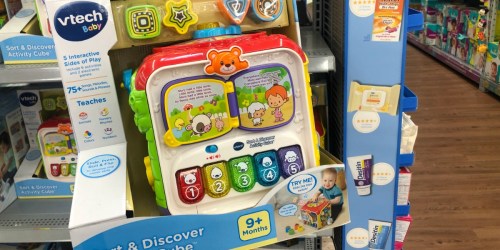 VTech Sort & Discover Activity Cube Only $14.88 at Walmart (Regularly $30)