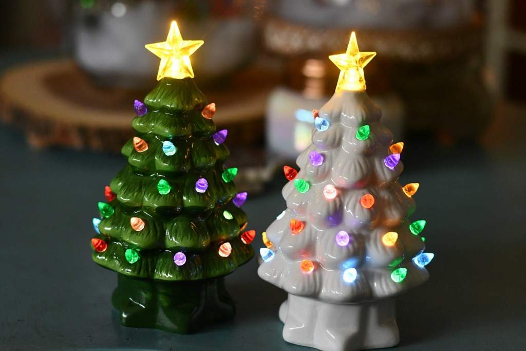 Vintage Prelit Christmas Trees