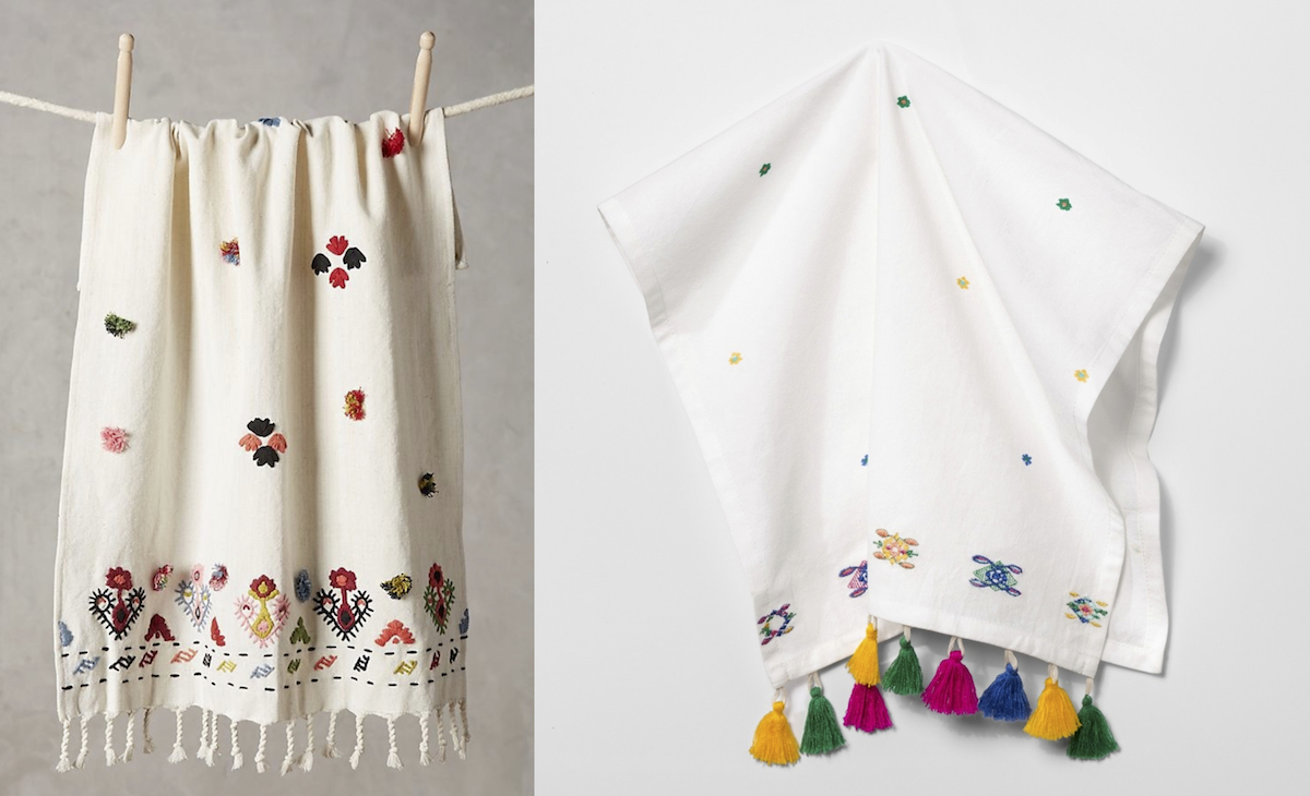 anthropologie copycat target walmart finds – anthropologie and target kitchen dish towels