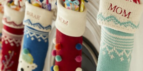 50% Off Pottery Barn Christmas Stockings + FREE Shipping