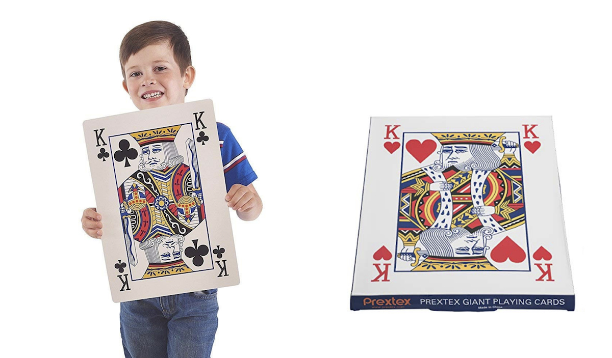 White Elephant Gifts, Gag Gifts, Funny Gift Ideas – giant jumbo playing cards