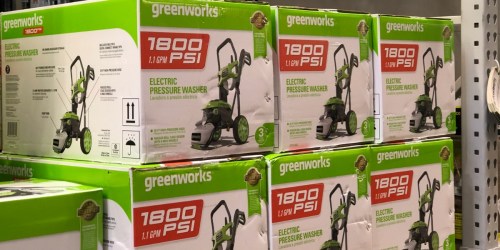 Greenworks Cold Water Electric Pressure Washer Possibly Only $37.25 at Lowe’s (Regularly $149)