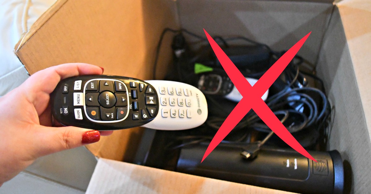 I saved 1200 on cable by streaming – packing a remote and cable supplies in a box