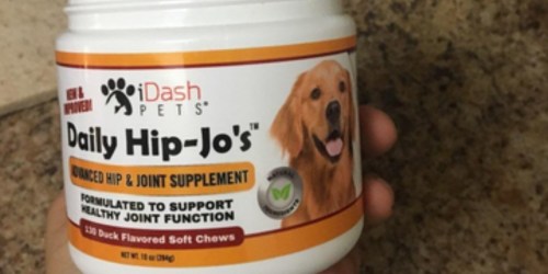 Amazon: iDash Pets Daily Advanced Hip & Joint Dog Chew Supplement 130-Count Only $14.49 Shipped