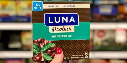 Luna Gluten Free Protein Bars 6-Pack Only $2.50 After Cash Back at Target (Regularly $6)