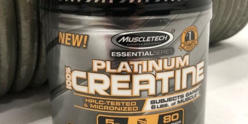 Amazon: MuscleTech Platinum Creatine Monohydrate Powder 14.1 Ounce Canister Only $3.97 Shipped