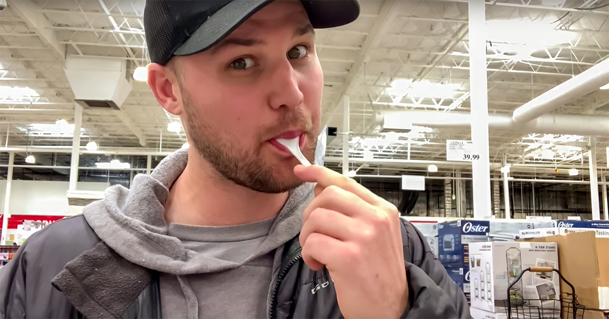 stetson deal shopping kohls video – stetson eating samples at costco