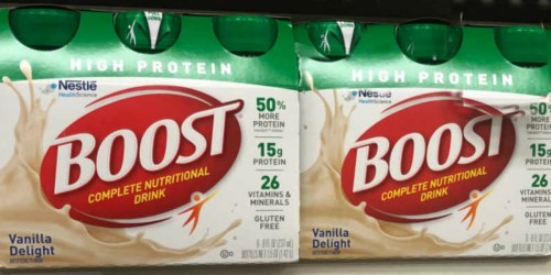 Amazon: Boost High Protein Drinks 24-Count Only $13.32 Shipped (Just 56¢ Per Drink)