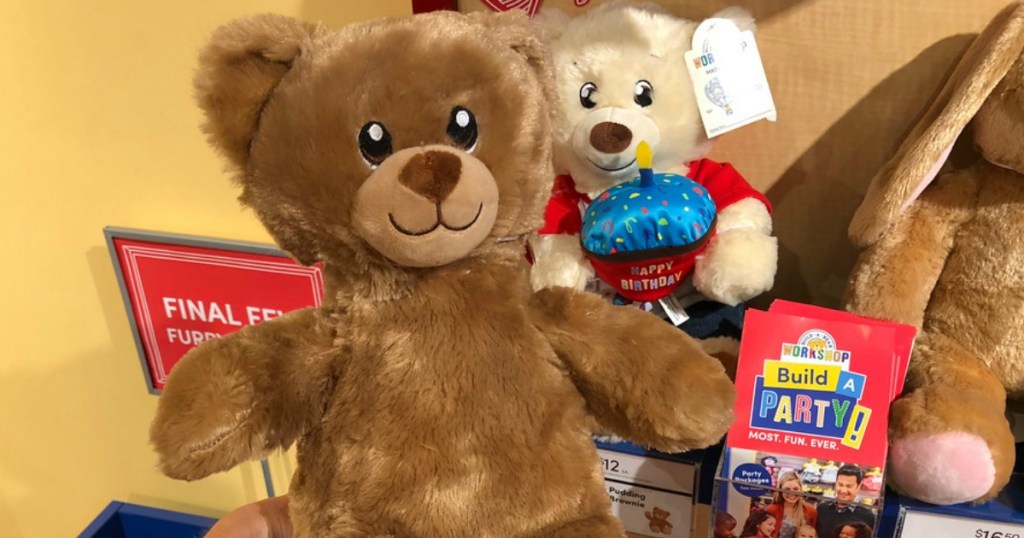 brown build a bear plush
