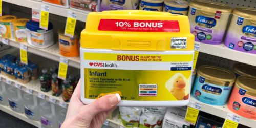 CVS Health Infant Formula Only $4.37 After Cash Back at CVS (Regularly $20.49)