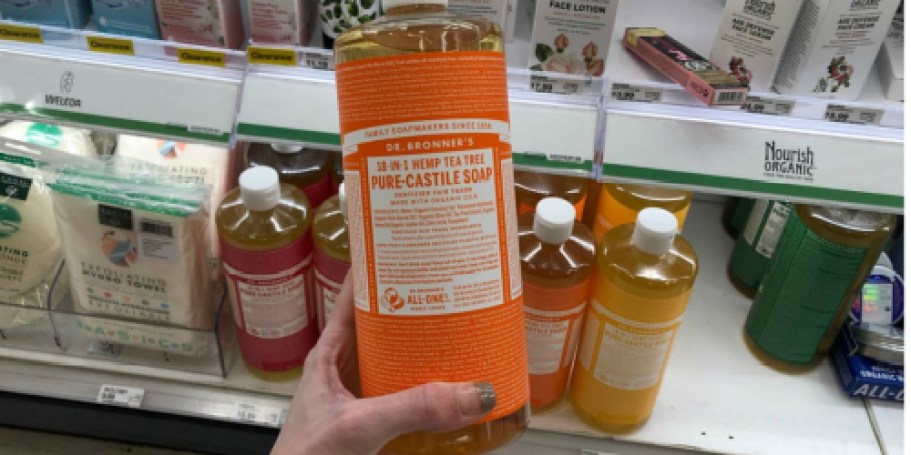 Dr. Bronner’s Pure Castile Soap 32oz Bottles Only $10.99 on Walgreens.com (Reg. $20)