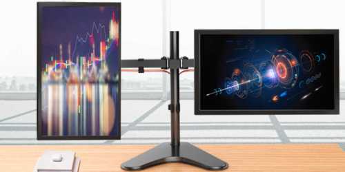 Amazon: Swivel & Tilt Dual Monitor Stand Only $20.49 Shipped & More
