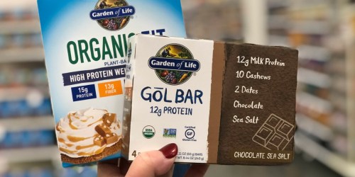 Over 50% Off Garden of Life Organic Protein Bars at Target (Just Use Your Phone)