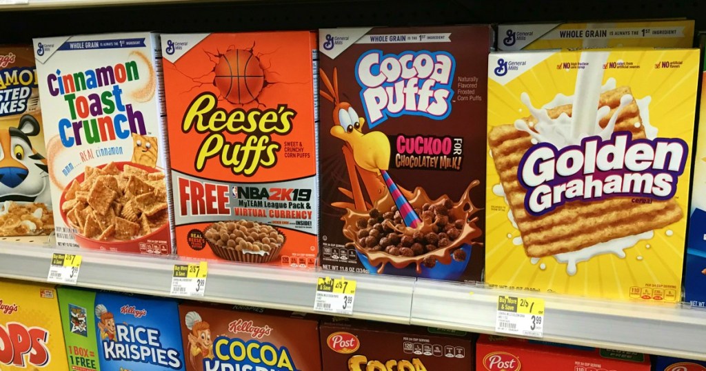 general mills cereal at Walgreens