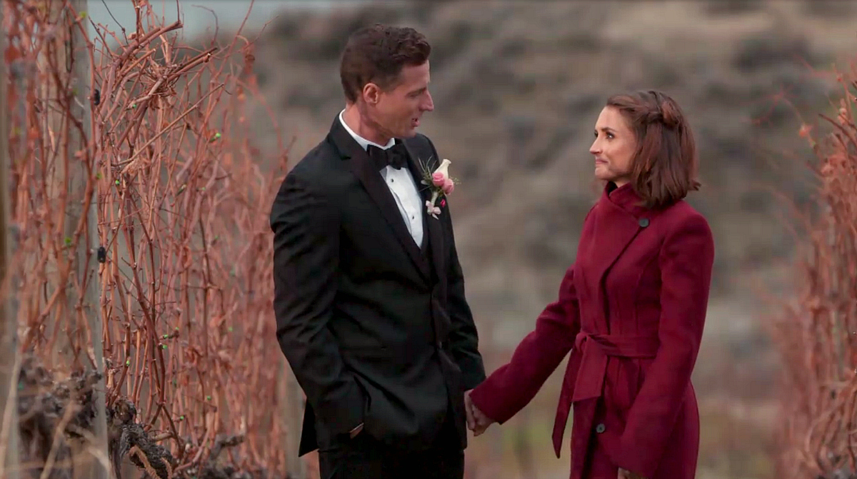 Hallmark Movies Valentine's Day – man holding a woman's hand in a field