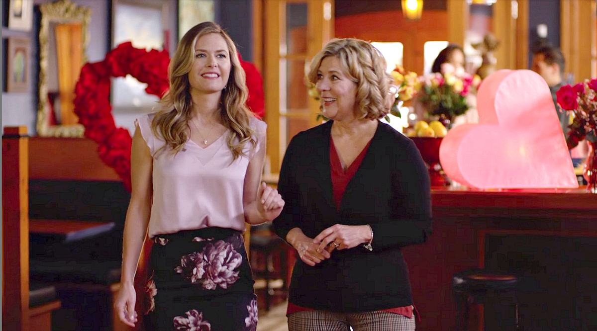 Hallmark channel valentine's day movies – two women talking