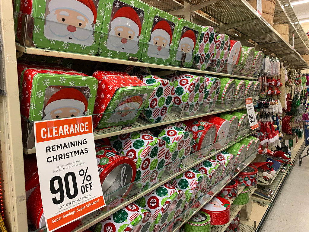 Hobby Lobby Christmas Tins