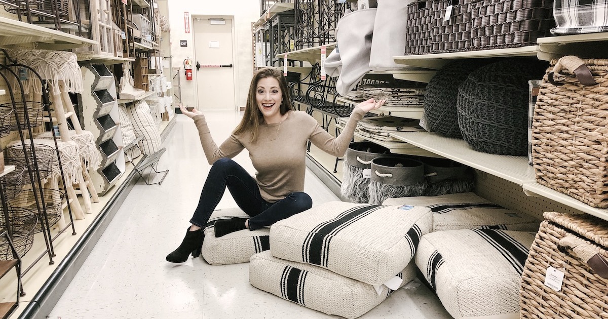 hobby lobby sara with floor pillows global tribal theme