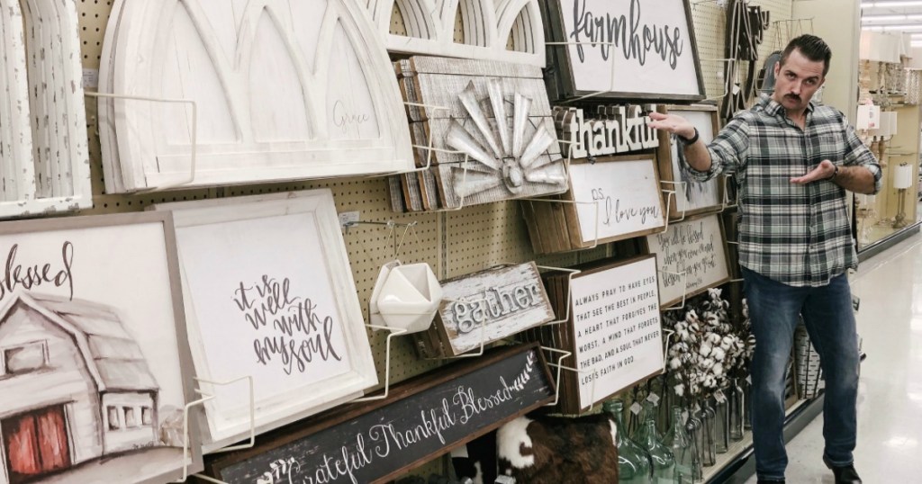 Farmhous Decor at Hobby Lobby 