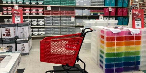 Over 50% Off Craft Storage & Organization at Michaels