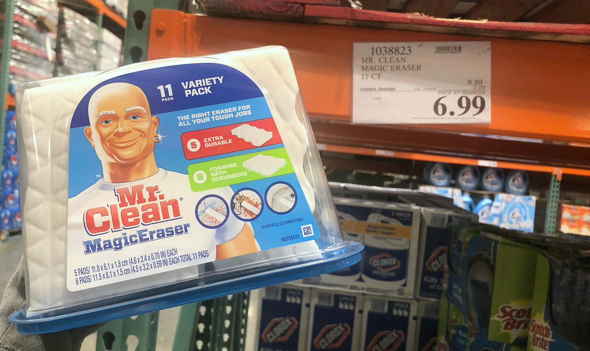 Mr. Clean Magic Erasers at Costco