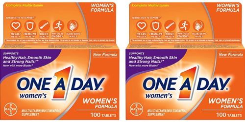 Amazon: One-A-Day Women’s Multivitamins 100 Count Bottle Only $5 Shipped