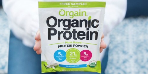 Free Orgain Organic Protein Powder Sample