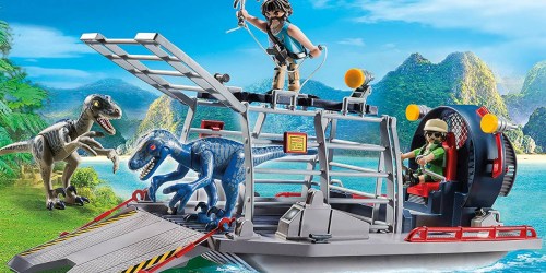 PLAYMOBIL Airboat with Raptor Set Only $21.56 Shipped (Regularly $35)