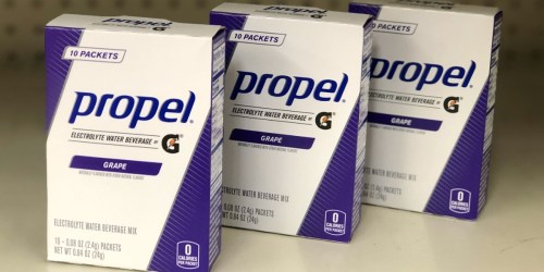 Amazon: Propel Powder Packets 120-Count Just $18 Shipped (Only 15¢ Per Drink)