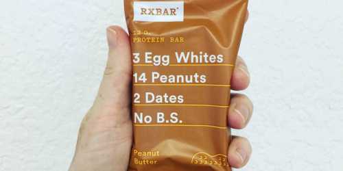 Amazon: RXBAR Gluten Free Protein Bars 24-Count Only $31 Shipped (Just $1.29 Each)