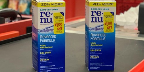 Renu Multi-Purpose Solution Bottles Only $1.49 Each After Target Gift Card