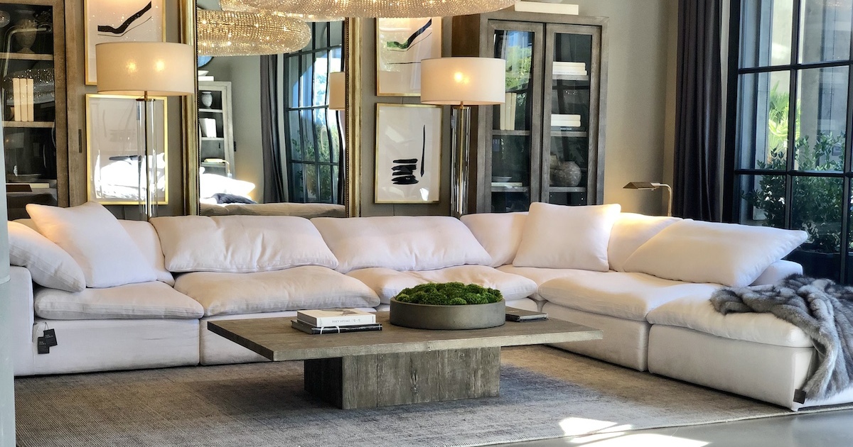 Restoration Hardware copycat items – cloud sectional couch